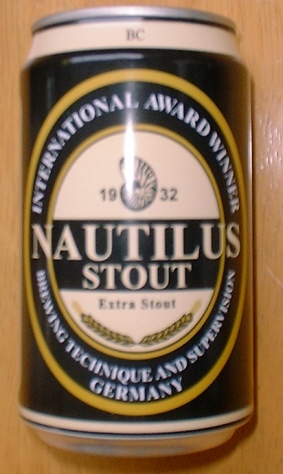 324. Nautilus Beer Can - German Beer. Premium Large Beer.