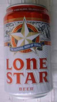 101. Lone Star Beer Brewed and Canned by Asia Brewey, Inc., Manila, Philippines.