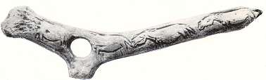 spear thrower carved from antler