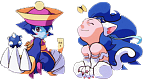 Hisen Ko and Felicia from Pocketfighters