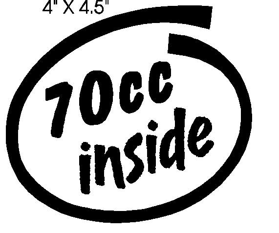 70cc inside decal