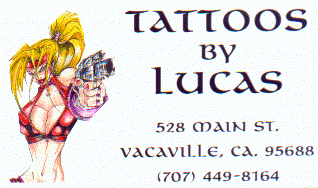 It's important to have a handsome tattoo artist, Lucas is just that.