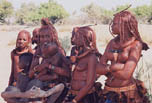 Himba gals near the Khumib River