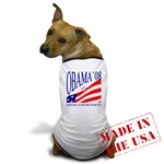 Barack Obama for President 2008 - Obama 08 Dog T-Shirt for US Election 2008 - Vote for Barack Obama 08 !
