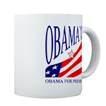Barack Obama for President 2008 - Obama 08 Mug for US Election 2008 - Vote for Barack Obama 08 !