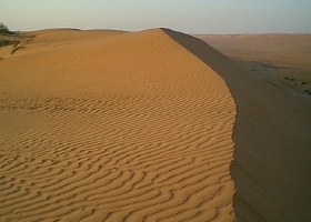 Nice sand dune, at about dusk