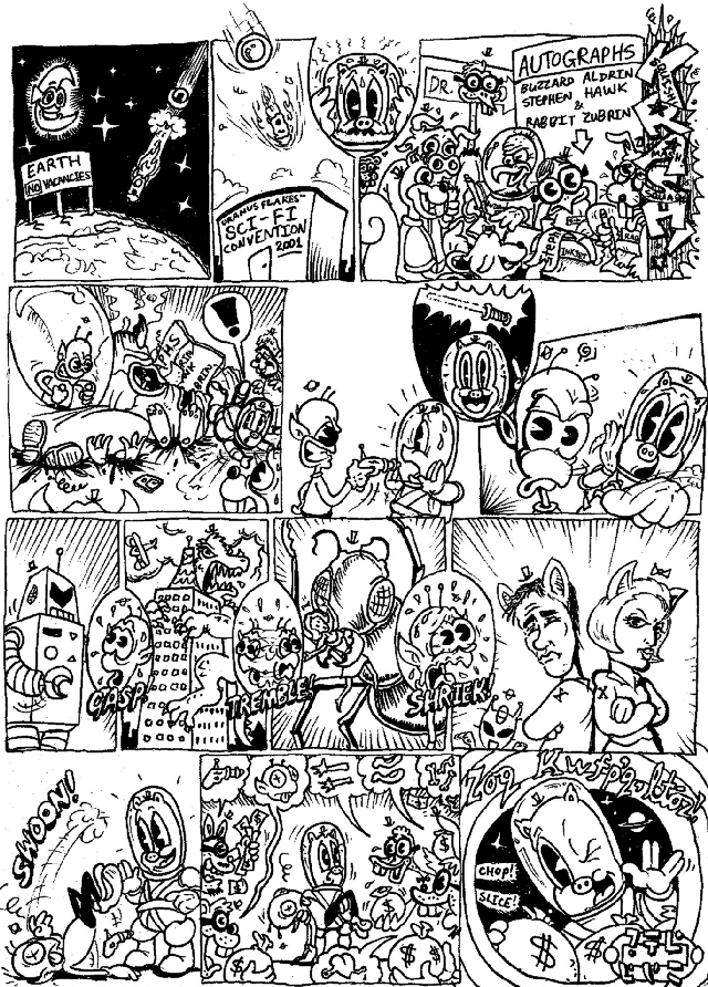 Page Four: Mars Attacks!