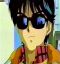 Yusuke wearing shades