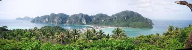   Autostitch picture of Koh PhiPhi 