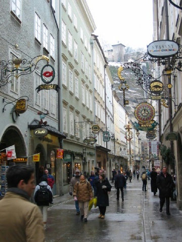 Getriedegasse, in the Old Town