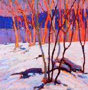 Tom Thomson, Birch Grove, Algonquin Park Snow