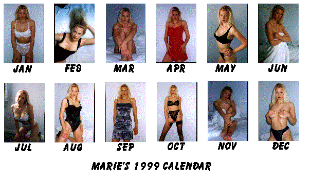 Shots from the 1999 calendar