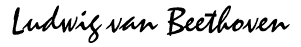 Ludwig van Beethoven Logo